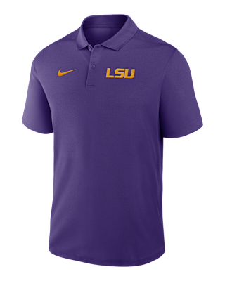 Мужские  LSU Primetime Victory Primary Logo Nike Dri-FIT College Polo