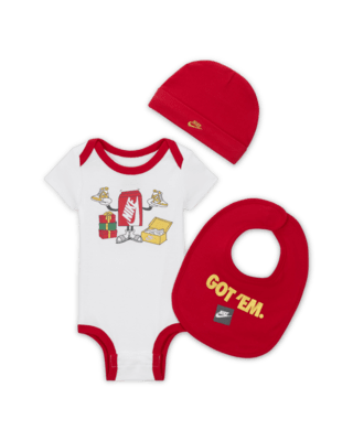 Детские  Nike Baby (0-9M) Boxy Holiday 3-Piece Gift Set