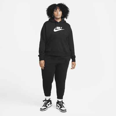 Nike Sportswear Club Fleece 女款中腰慢跑長褲 (加大尺寸)