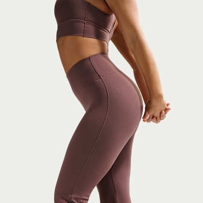 Nike Zenvy Women's High-Waisted Flared Leggings with No Front Seam