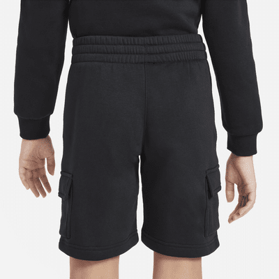 Shorts cargo para niños talla grande Nike Sportswear Club Fleece