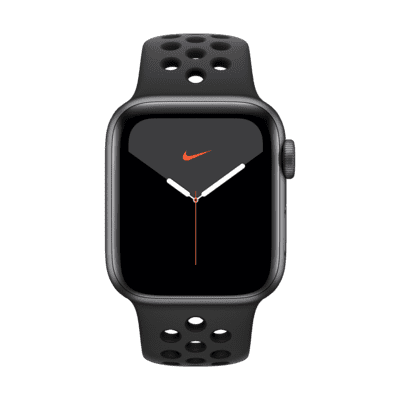 Apple Watch Nike Series 5 (GPS + Cellular) mit Nike Sportarmband OpenBox 40-mm-Aluminiumgehäuse in Anthracite