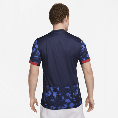 Jersey de fútbol Nike Dri-FIT de los Países Bajos visitante 2023 Stadium para hombre