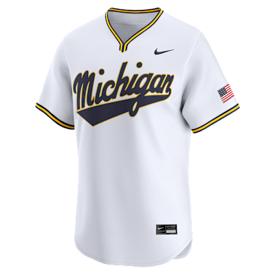 Michigan Men's Nike College Limited Baseball Jersey from Nike - $135