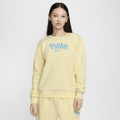 Nike Sportswear Sudadera de chándal con cuello redondo y tejido Fleece - Mujer