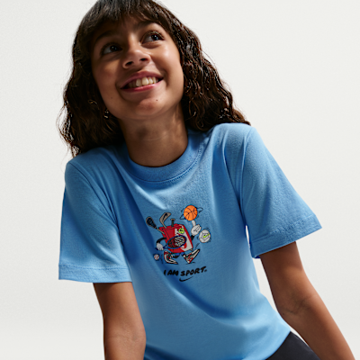 Playera para niños talla grande Nike Sportswear