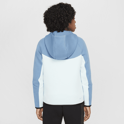 Hoodie com fecho completo Nike Sportswear Tech Fleece Júnior