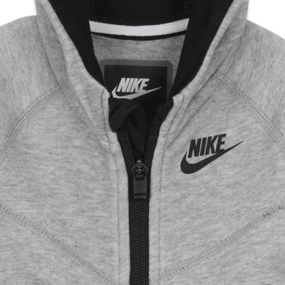 Ολόσωμη φόρμα με κουκούλα Nike Sportswear Tech Fleece Hooded Coverall για βρέφη