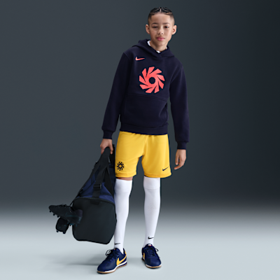 Fotbalová mikina Erling Haaland Club Fleece s kapucí pro větší děti