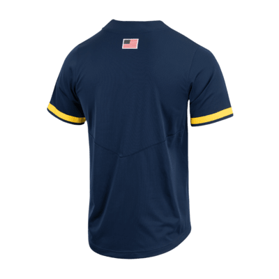 Nike College (Michigan) Men's 2-Button Baseball Jersey