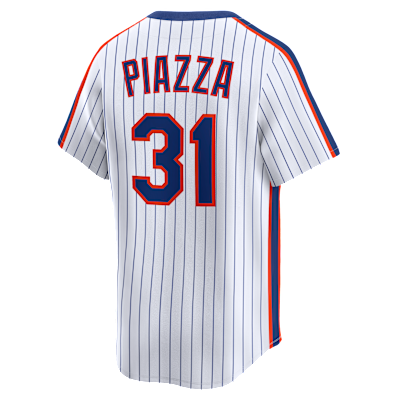 Jersey Nike Dri-FIT de la MLB Limited para hombre Mike Piazza New York Mets Cooperstown