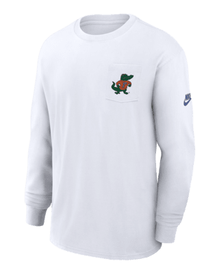 Мужская футболка Florida Gators Legacy Max90 Pocket Nike College Long-Sleeve