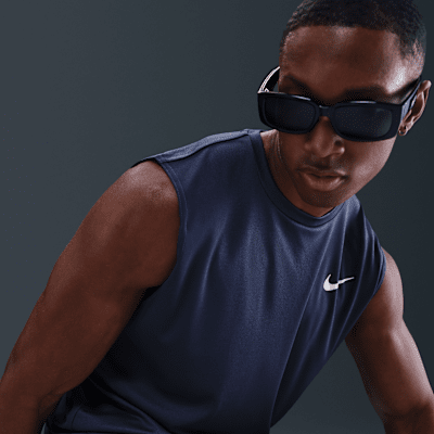 Camiseta Hydroguard de natación sin mangas para hombre Nike Essential