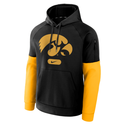 Iowa Hawkeyes Fitness Men’s Nike Therma College Pullover Hoodie