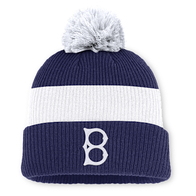 Brooklyn Dodgers Cooperstown Peak Men's Nike MLB Cuffed Pom Beanie