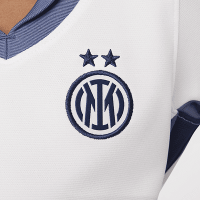 Segunda equipación Stadium Inter de Milán 2024/25 Equipación de tres piezas Replica Nike Football - Niño/a pequeño/a