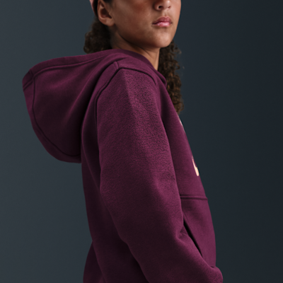 Felpa con cappuccio Kylian Mbappé Club Fleece con Dri-FIT – Ragazzo/a
