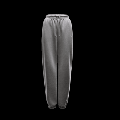 Overdimensionerede Nike Sportswear Phoenix Fleece-sweatpants med høj talje til kvinder