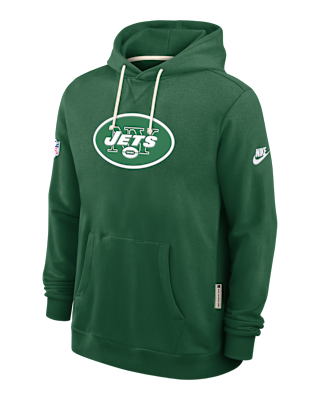 Мужское худи New York Jets Sideline Alt Nike Dri-FIT NFL Pullover Hoodie