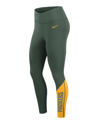 Tommy Hilfiger Womens Green Bay Packers Compression Athletic Pants