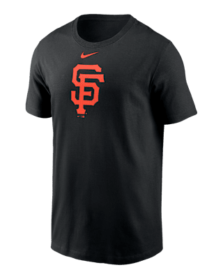 Мужская футболка San Francisco Giants Fuse Large Logo Nike MLB