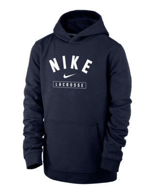 Подростковое худи Nike Lacrosse Big Kids' (Boys') Pullover Hoodie