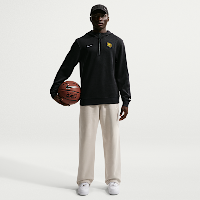 Sudadera con gorro de entrenador de básquetbol para hombre Baylor Bears Nike NCAA