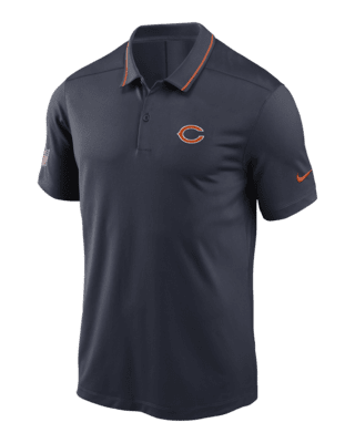 Chicago Bears Nike NFL On Field Apparel Dri-Fit Polo Men's White New S