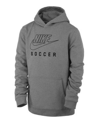 Подростковое худи Nike Swoosh Club Fleece Big Kids' Soccer Pullover Hoodie