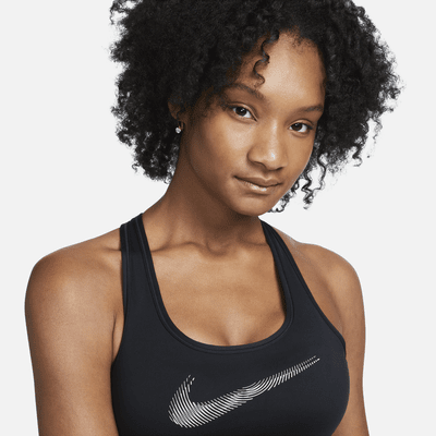 Nike Swoosh Medium-Support Women's Padded Graphic Sports Bra. Nike ZA