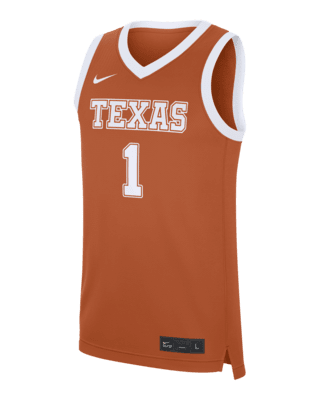 Мужские джерси Texas Longhorns Replica Nike College Basketball Jersey для баскетбола