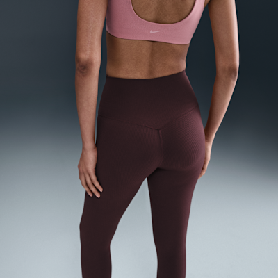 Nike Zenvy Rib Leggings de tiro alto de 7/8 de baja sujeción para mujer