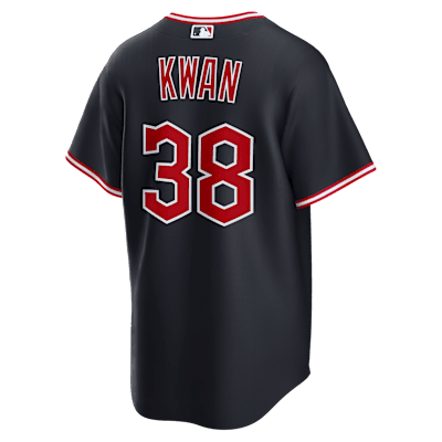 Jersey Nike de la MLB Replica para hombre Steven Kwan Cleveland Guardians