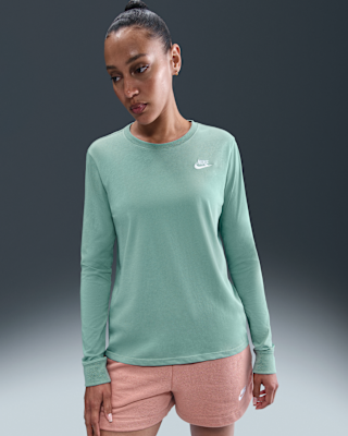 Женская футболка Nike Sportswear Club Long-Sleeve