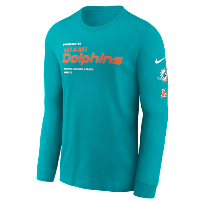 Miami Dolphins Play To Win Essential Men's Nike NFL Long-Sleeve T-Shirt