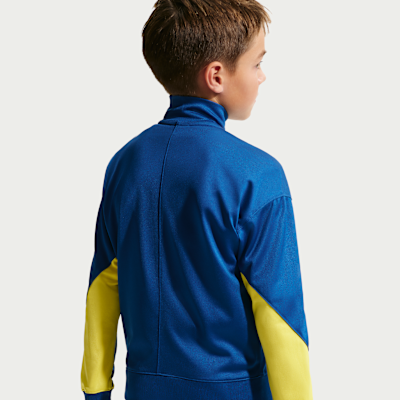 Fotbollstracksuit FC Barcelona Strike fjärdeställ Nike Dri-FIT för ungdom