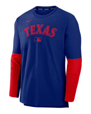 Мужская куртка Texas Rangers Authentic Collection Player Nike Dri-FIT MLB Pullover
