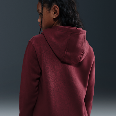 Sudadera con gorro sin cierre para niños talla grande Nike Sportswear Club Fleece