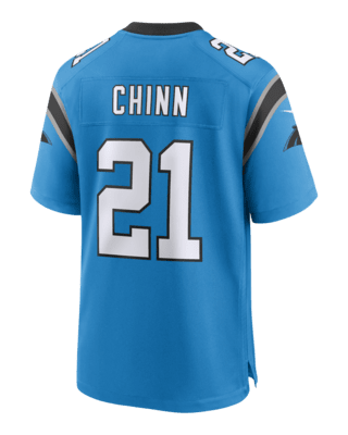 Youth Nike Jeremy Chinn Blue Carolina Panthers Game Jersey Size: Small