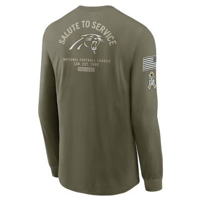 Carolina Panthers Salute to Service Men's Nike NFL Long-Sleeve T-Shirt