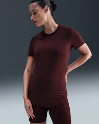 Женские шорты Nike (M) One Dri-FIT Slim-Fit Short-Sleeve Top (Maternity)