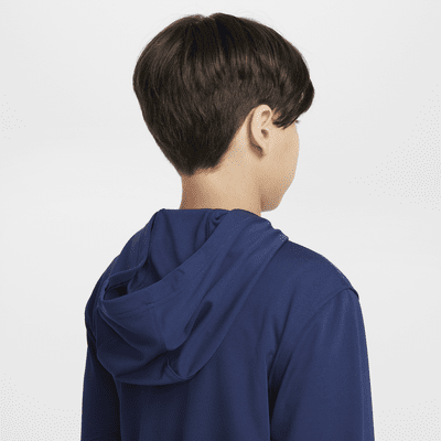 Nike Sportswear Club Big Kids' Full-Zip Knit Hoodie