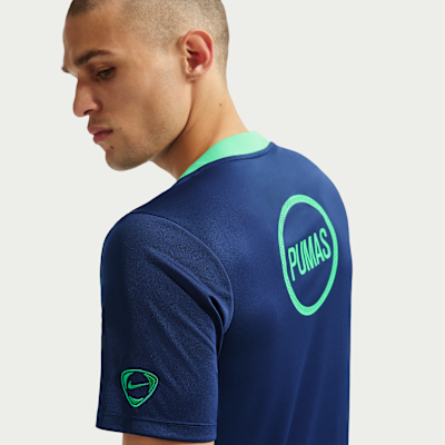 Playera de fútbol para antes del partido Nike Dri-FIT para hombre Pumas UNAM Academy Pro