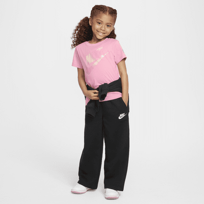 Nike Sportswear Club Little Kids' Fleece Wide Leg Pants