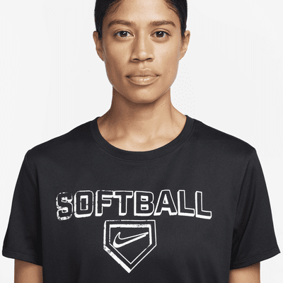 Playera de softball para mujer Nike Dri-FIT