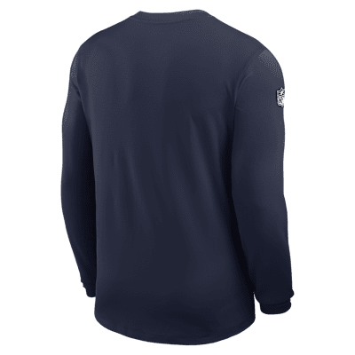 Dallas Cowboys Sideline Coach Men's Nike Dri-FIT NFL Long-Sleeve Top