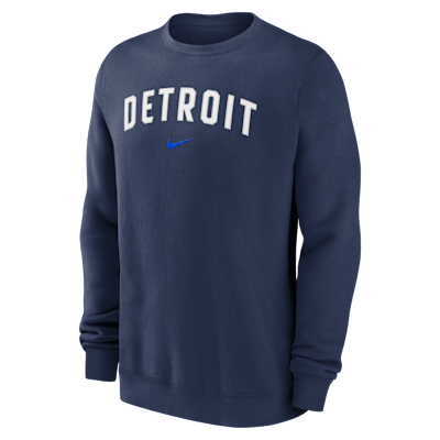 Detroit Tigers 2-Hit Men's Nike MLB Pullover Crew from Nike - $90