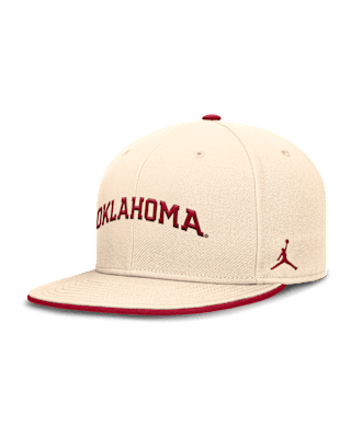 Мужская кепка Oklahoma Sooners Primetime True Jordan Brand Dri-FIT College Fitted Hat