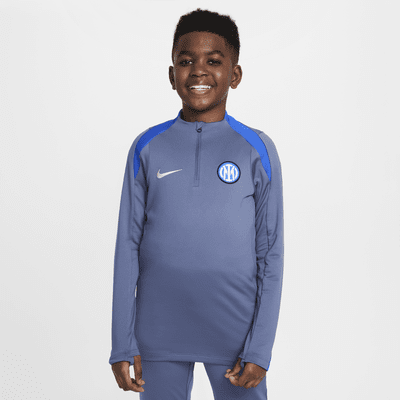 Inter Mailand Strike Nike Dri-FIT Fußball-Drill-Oberteil für ältere Kinder