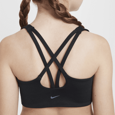 Bra deportivo de contorno largo para niña talla grande Nike One